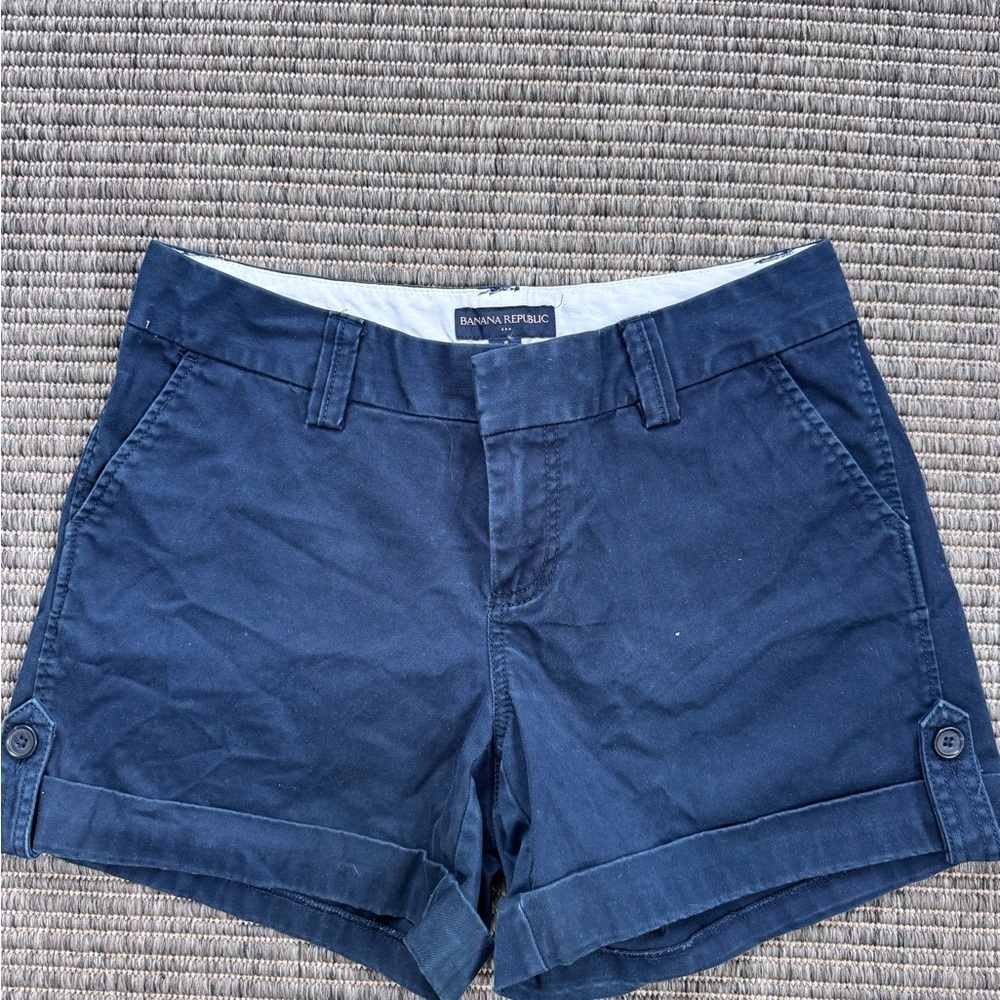 Banana Republic Women's Navy Cargo Shorts